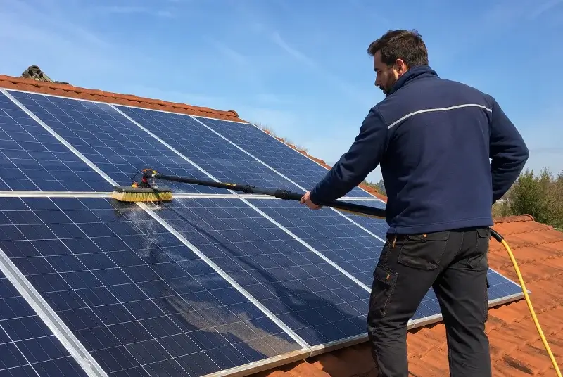 Nettoyage et entretien de panneaux solaires à Saint-Julien-sur-Veyle
